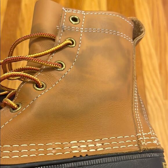 L.L. Bean Duck Boots - Brown and Navy - Picture 3 of 8